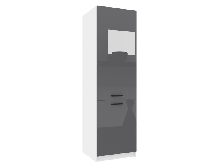 Konyhaszekrény 60 cm szurke fényú INF SSL60/1/WT/S/0/B1 