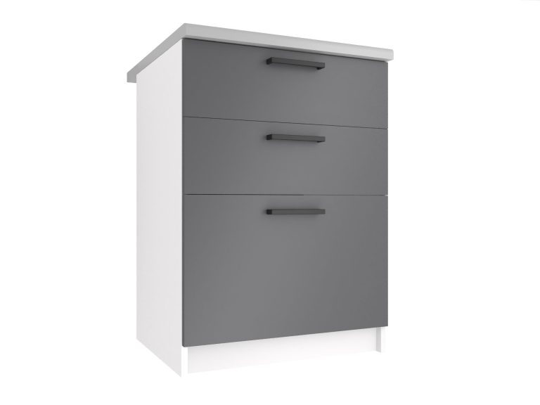 Konyhaszekrény alsó 60 cm fiókokkal TOR SDSZ60/0/WT/SR/0/B1 