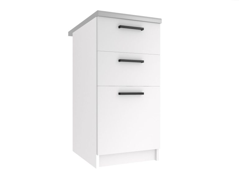 Alsó konyhaszekrény fiókokkal TOR SDSZ40/0/WT/WT/0/B1