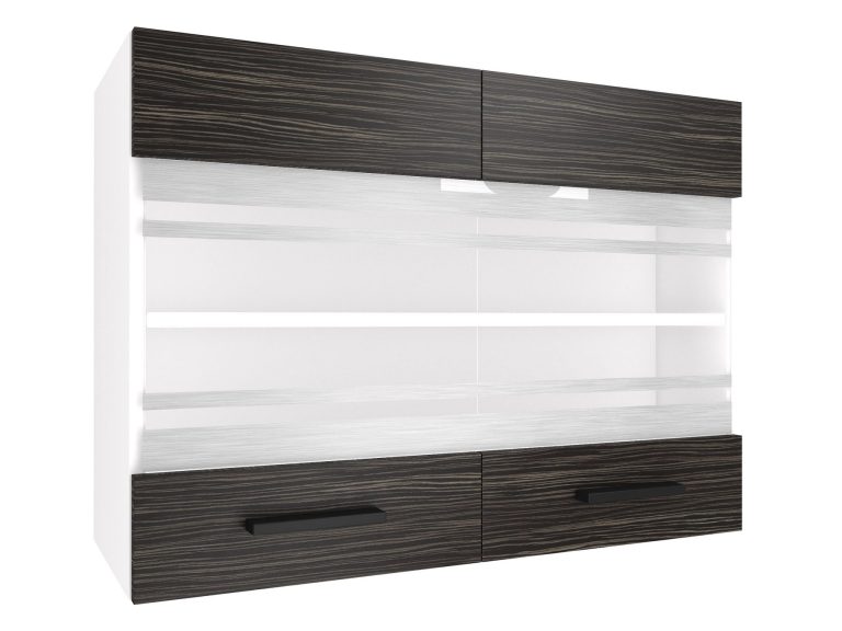 Konyhaszekrény Belini felső 80 cm ebénfa TOR SGW80/2/WT/HK/0/B1