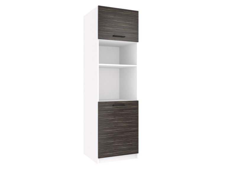 Magas konyhaszekrény Belini alsó beépített tűzhelyhez 60 cm ebénfa munkalap nélkül TOR SSP60/1/WT/HK/0/B1
