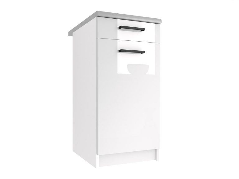 Konyhaszekrény alsó fiókokkal INF SDSZ1-40/1/WT/W/0/B1 