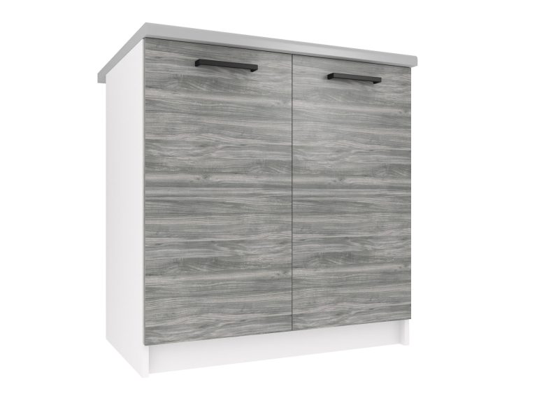 Konyhaszekrény Belini alsó munkalap nélkül 80 cm szurke TOR SD80/0/WT/GW/0/B1 