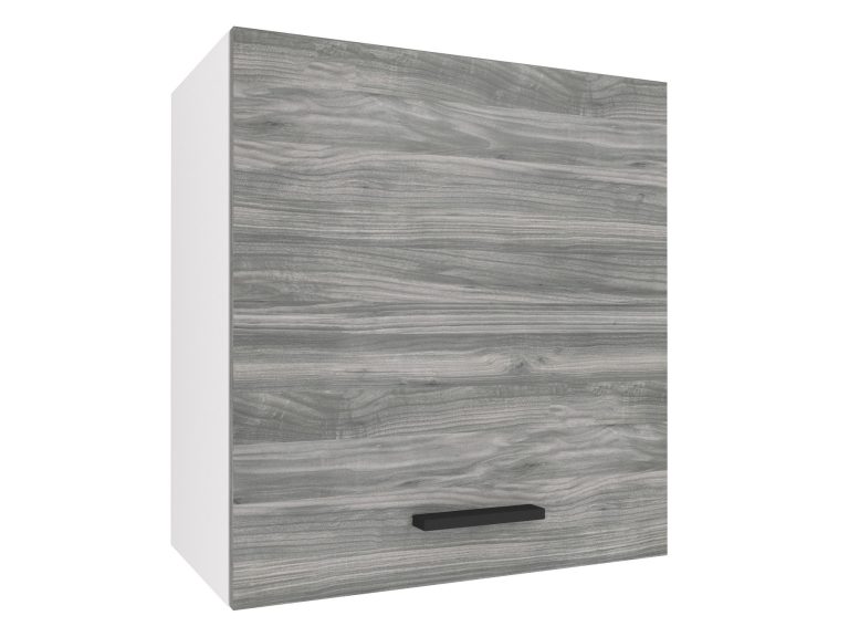 Konyhaszekrény Belini felső 60 cm szürke antracit Glamour Wood  TOR SG60/1/WT/GW1/0/B1