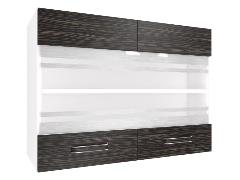 Konyhaszekrény Belini felső 80 cm ebénfa TOR SGW80/2/WT/HK/0/F
