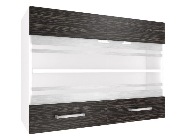 Konyhaszekrény Belini felső 80 cm ebénfa TOR SGW80/2/WT/HK/0/P
