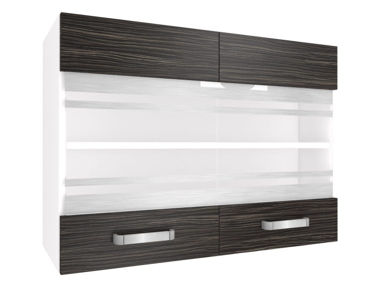 Konyhaszekrény Belini felső 80 cm ebénfa TOR SGW80/2/WT/HK/0/U
