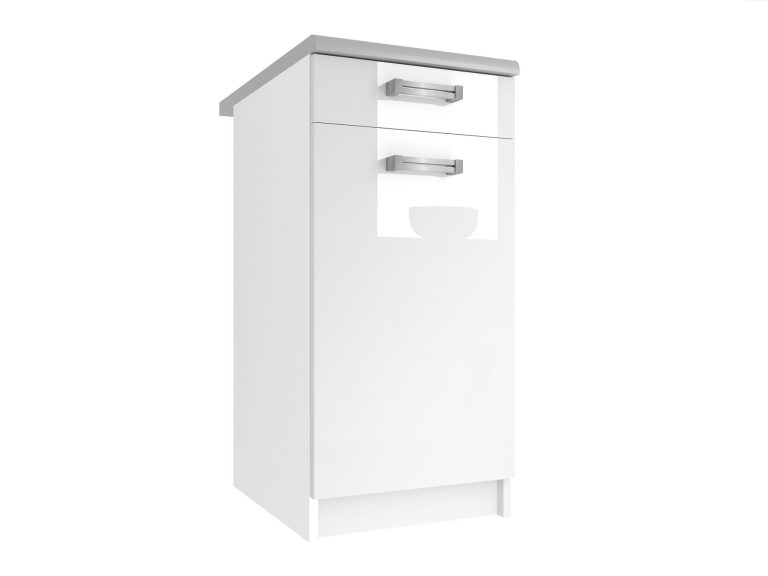 Konyhaszekrény alsó fiókokkal INF SDSZ1-40/1/WT/W/0/D 