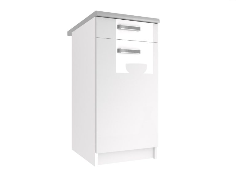 Konyhaszekrény alsó fiókokkal INF SDSZ1-40/1/WT/W/0/F 