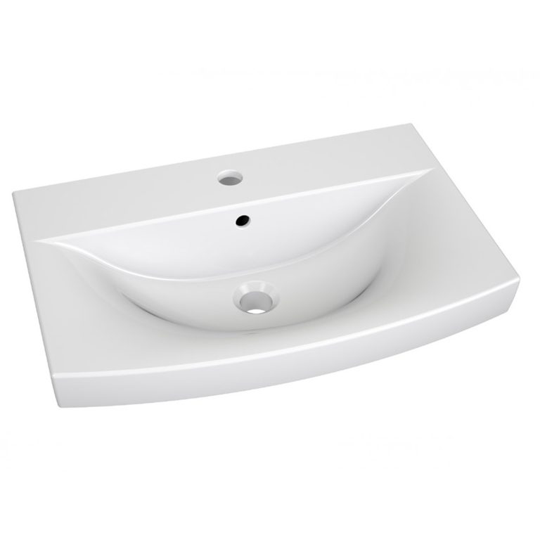 Fürdőszobabútor szekrények mosdóval tükörrel fehér matt Gyártó ROD PRIMO M 5/0/W/W/0/ZINC