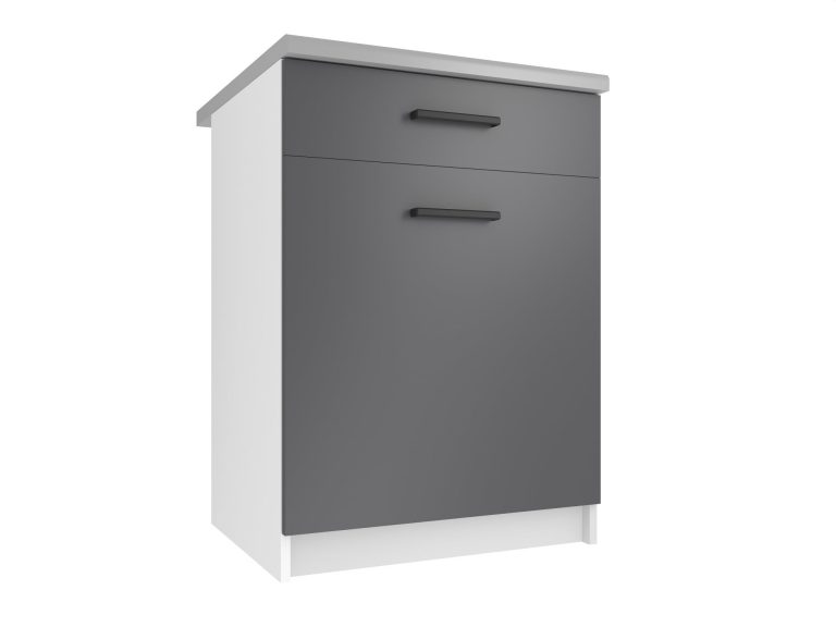 Konyhaszekrény alsó 60 cm szurke TOR SDSZ1-60/0/WT/SR/0/B1 