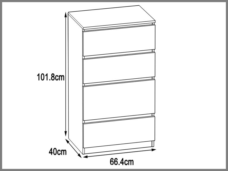 Komód 46 Belini fehér BM KOM1/1/W/W/W/0