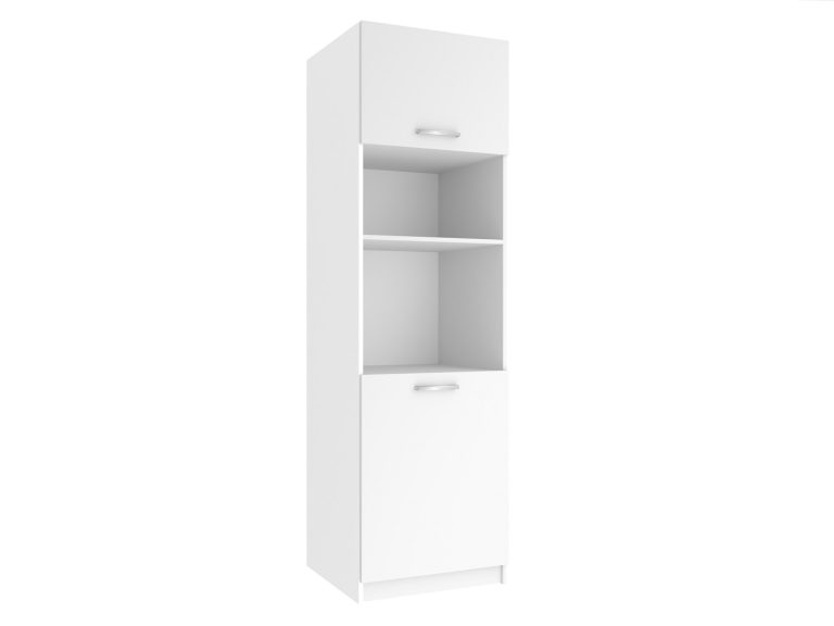Magas konyhaszekrény Belini alsó beépített tűzhelyhez 60 cm fehér matt TOR SSP60/1/WT/WT/0/E
