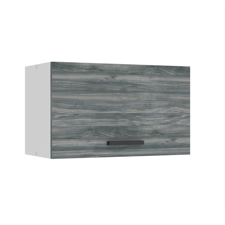 Konyhaszekrény Belini Premium Full Version páraelszívó felett 60 cm szurke antracit Glamour Wood TOR SGP60/0/WT/GW/0/B1/PP