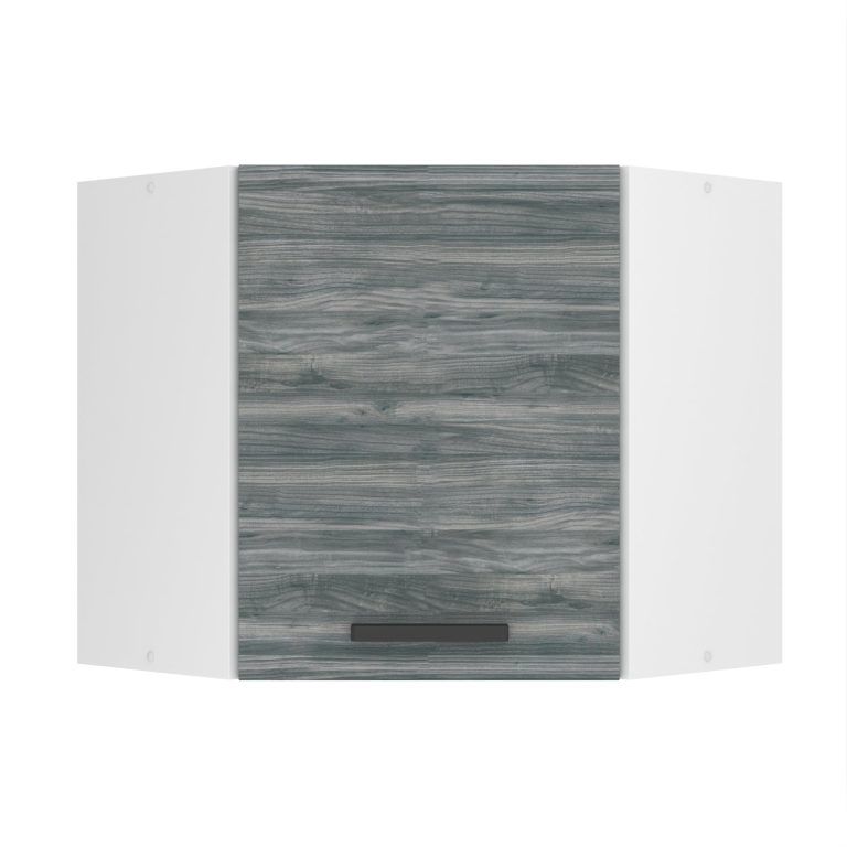 Sarok konyhaszekrény Belini Premium Full Version felső 60 cm szurke antracit Glamour Wood TOR SGN60/0/WT/GW/0/B1/PP