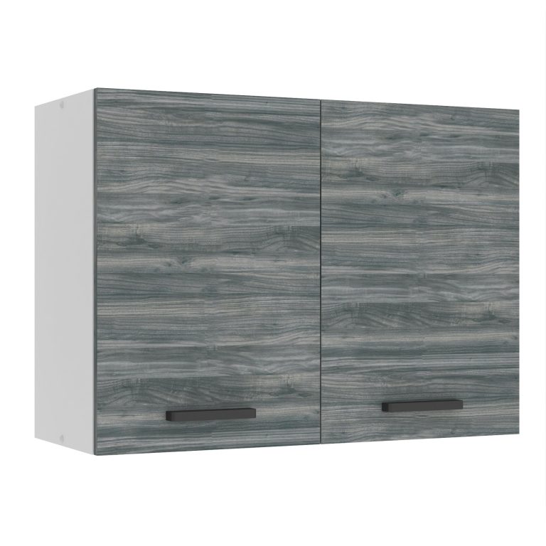 Konyhaszekrény Belini Premium Full Version felső 80 cm szurke antracit Glamour Wood TOR SG80/0/WT/GW/0/B1/PP
