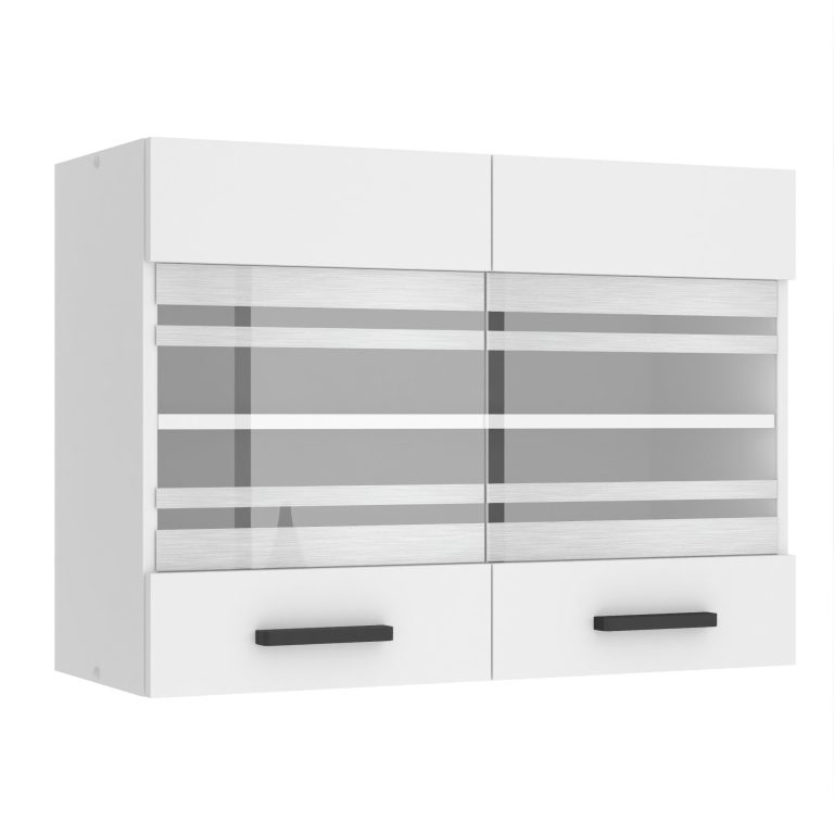 Konyhaszekrény Belini Premium Full Version felső 80 cm fehér matt
 TOR SGW80/0/WT/WT/0/B1/PP