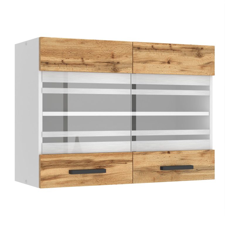 Konyhaszekrény Belini Premium Full Version felső 80 cm tolgy wotan TOR SGW80/0/WT/DW/0/B1/PP