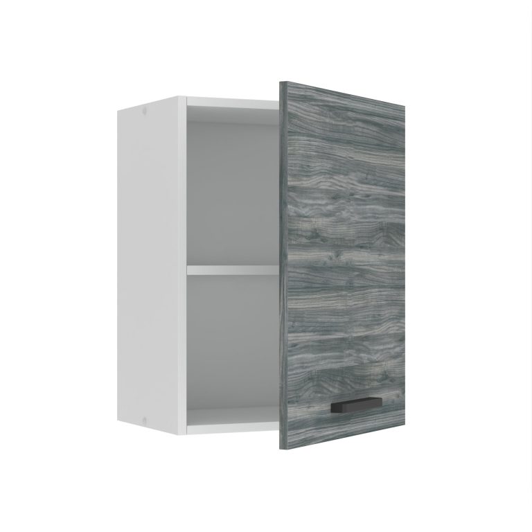 Konyhaszekrény Belini Premium Full Version felső 45 cm szurke antracit Glamour Wood
 TOR SG45/0/WT/GW/0/B1/PP