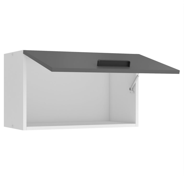 Konyhaszekrény Belini Premium Full Version páraelszívó felett 60 cm szurke matt TOR SGP60/0/WT/SR/0/B1/PP