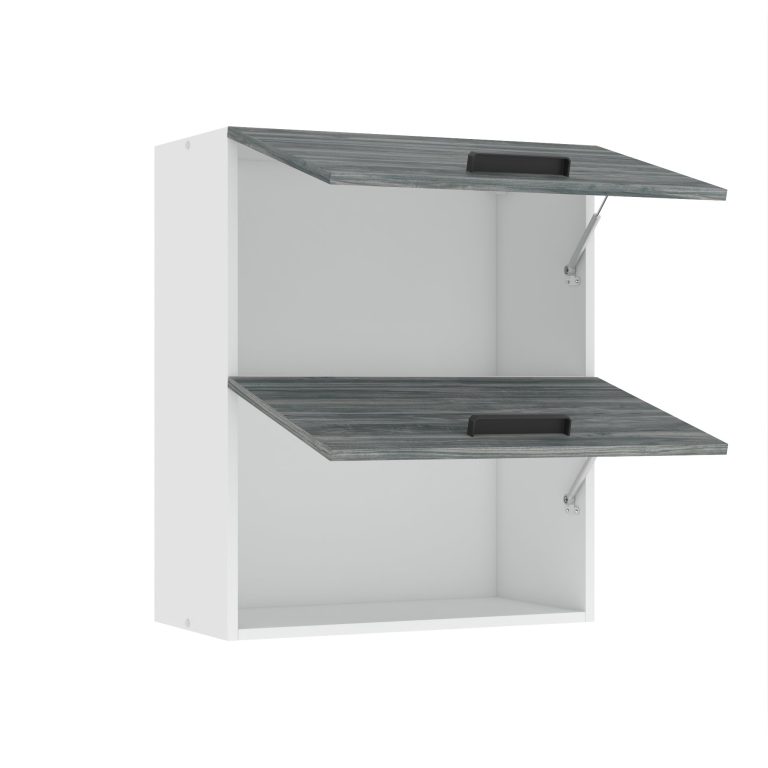 Konyhaszekrény Belini Premium Full Version felső 60 cm szurke antracit Glamour Wood TOR SGP2-60/0/WT/GW/0/B1/PP
