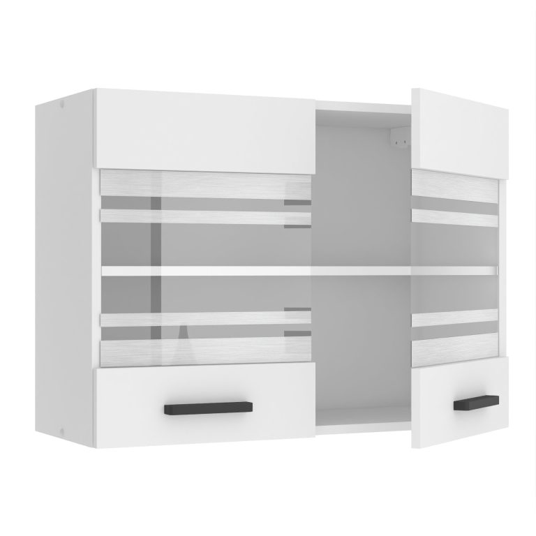 Konyhaszekrény Belini Premium Full Version felső 80 cm fehér matt
 TOR SGW80/0/WT/WT/0/B1/PP