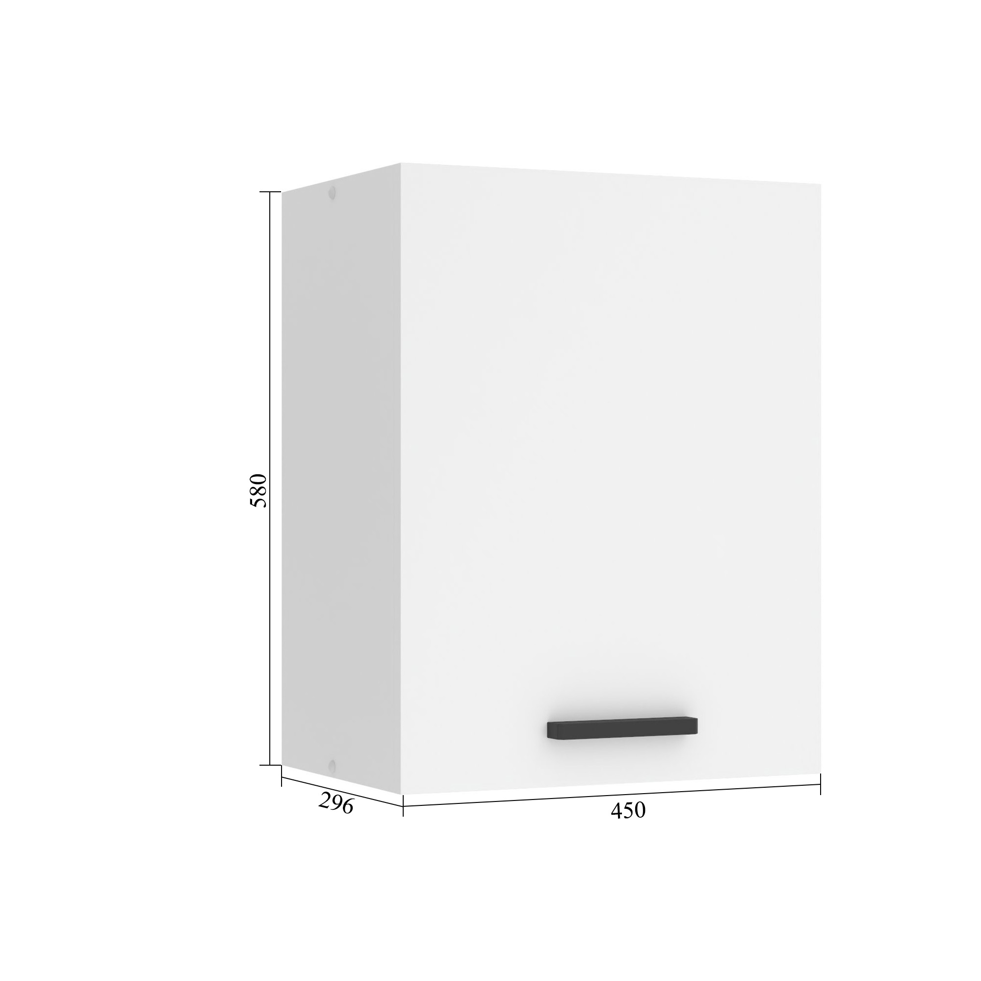 Konyhaszekrény Belini Premium Full Version felső 45 cm tolgy sonoma
 TOR SG45/0/WT/DS/0/B1/PP