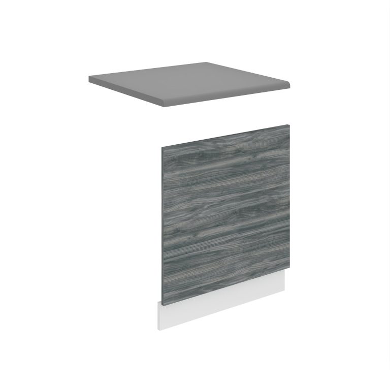 Mosogató panel Belini Premium Full Version 60 cm szurke antracit Glamour Wood munkalappal TOR PO60/0/WT/GW/B/B1/PP
