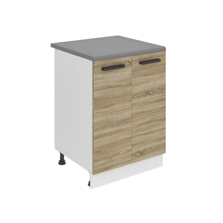 Konyhaszekrény Belini Premium Full Version alsó 60 cm tolgy sonoma munkalappal TOR SD2-60/0/WT/DS/B/B1/PP
