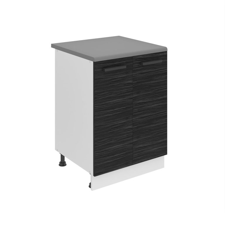 Konyhaszekrény Belini Premium Full Version alsó 60 cm ebénfa munkalappal TOR SD2-60/0/WT/HK/B/B1/PP
