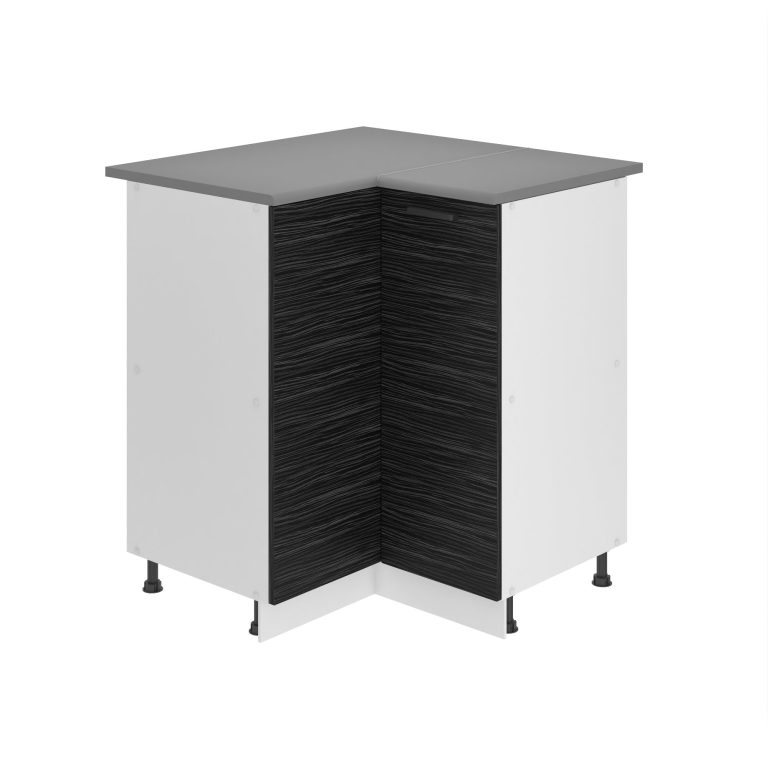 Sarok konyhaszekrény Belini Premium Full Version alsó 90 cm ebénfa munkalappal TOR SNP90/0/WT/HK/B/B1/PP
