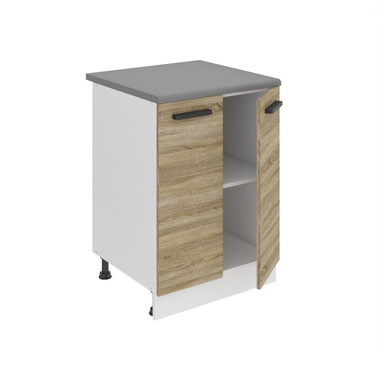 Konyhaszekrény Belini Premium Full Version alsó 60 cm tolgy sonoma munkalappal TOR SD2-60/0/WT/DS/B/B1/PP
