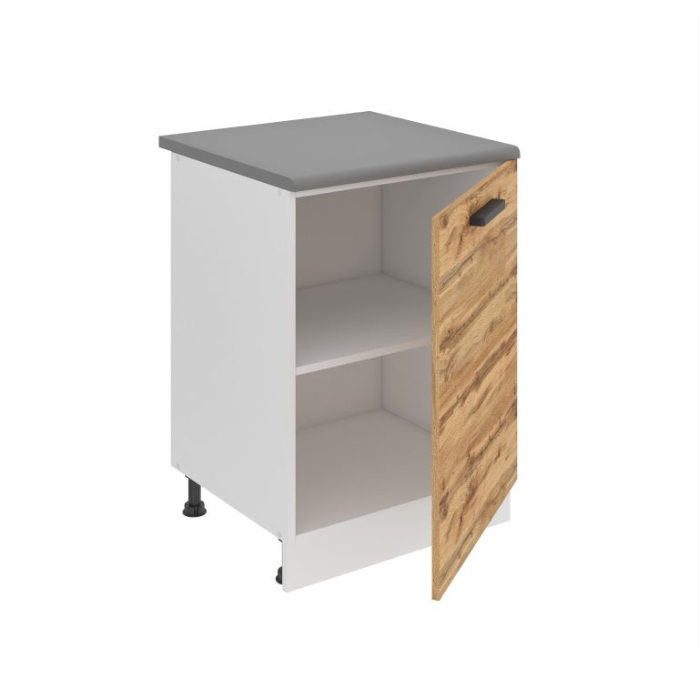 Konyhaszekrény Belini Premium Full Version alsó 60 cm tolgy wotan munkalappal TOR SD60/0/WT/DW/B/B1/PP
