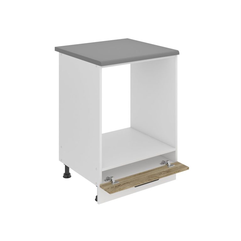 Konyhaszekrény Belini Premium Full Version beépített tűzhelyhez 60 cm tolgy sonoma munkalappal TOR SDP60/0/WT/DS/B/B1/PP
