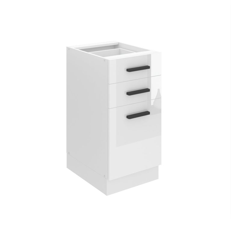 Konyhaszekrény alsó 40 cm fiókokkal INF SDSZ40WS/0/WT/W/0/B1/PP 