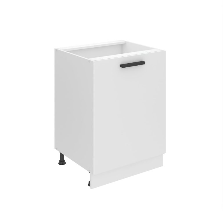 Konyhaszekrény Belini Premium Full Version alsó 60 cm fehér matt munkalap nélkül TOR SD60/0/WT/WT/0/B1/PP
