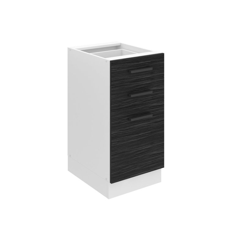 Konyhaszekrény alsó 40 cm fiókokkal  TOR SDSZ40WS/0/WT/HK/0/B1/PP 