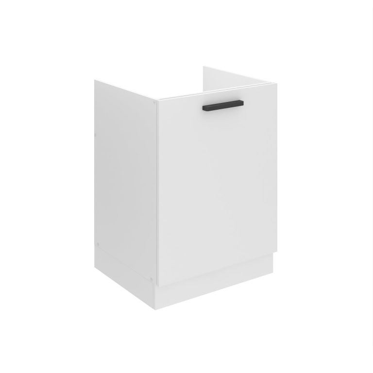 Konyhaszekrény Belini Premium Full Version mosogatóhoz 60 cm fehér matt munkalap nélkül TOR SDZ60/0/WT/WT/0/B1/PP

