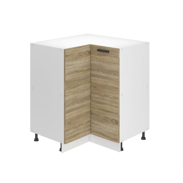 Sarok konyhaszekrény Belini Premium Full Version alsó 90 cm tolgy sonoma munkalap nélkül TOR SNP90/0/WT/DS/0/B1/PP
