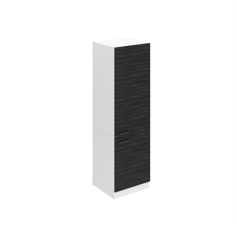 Magas konyhaszekrény Beleni Premium Full Version beépített hűtőhöz 60 cm ebénfa TOR SSL60/0/WT/HK/0/B1/PP
