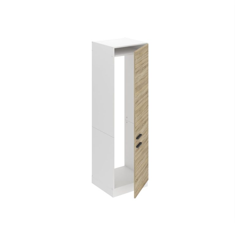 Magas konyhaszekrény Beleni Premium Full Version beépített hűtőhöz 60 cm tolgy sonoma TOR SSL60/0/WT/DS/0/B1/PP