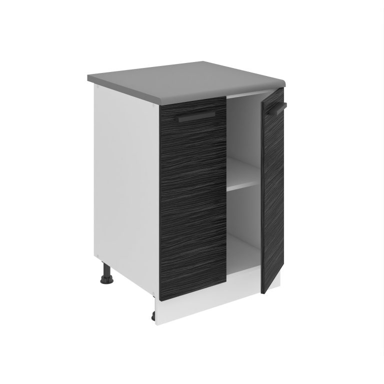 Konyhaszekrény Belini Premium Full Version alsó 60 cm ebénfa munkalap nélkül TOR SD2-60/0/WT/HK/0/B1/PP
