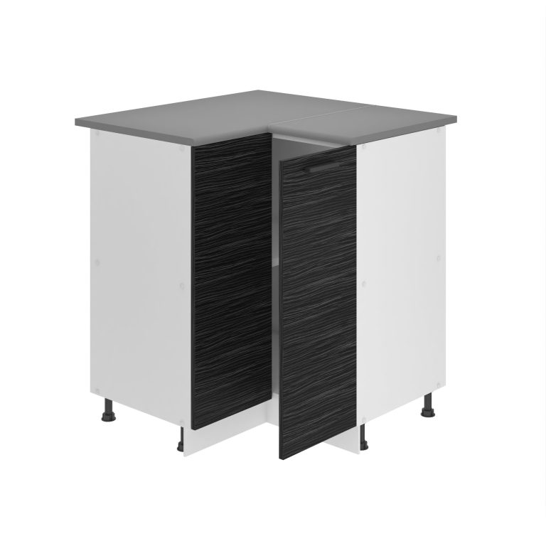 Sarok konyhaszekrény Belini Premium Full Version alsó 90 cm ebénfa munkalap nélkül TOR SNP90/0/WT/HK/0/B1/PP
