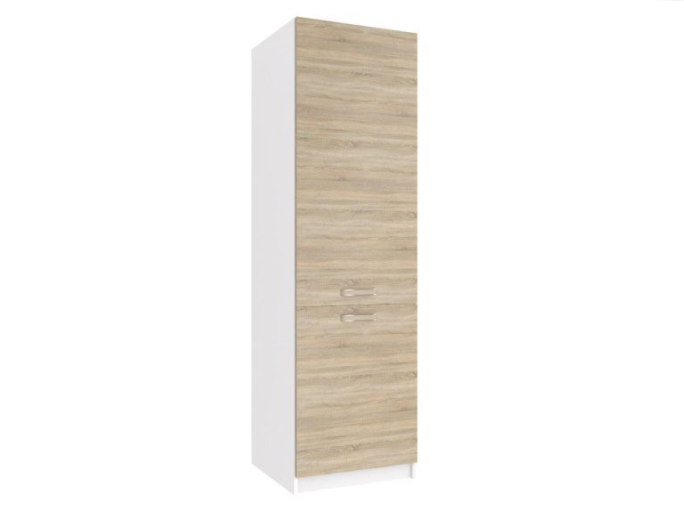 Magas konyhaszekrény Belini beépített hűtőhöz 60 cm tolgy sonoma TOR SSL60/1/WT/DS/0/F
