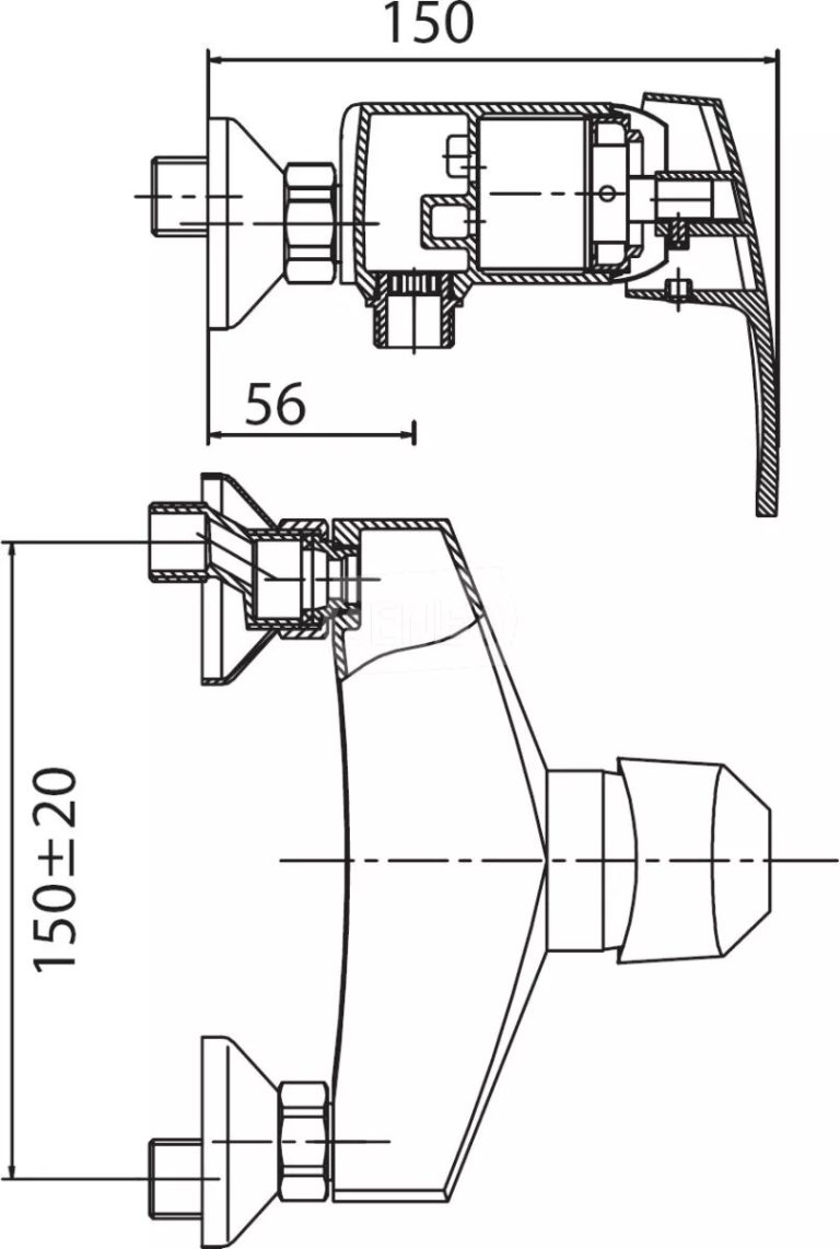 Zuhany csaptelep FERRO MILANO 013