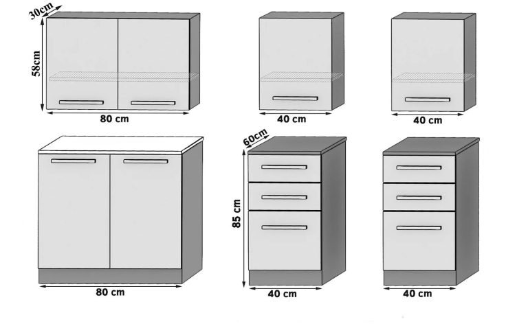 160 cm barna gesztenye konyhabútor munkalappal Kiárusítás HOUSTON/0/KN/KN/0/F