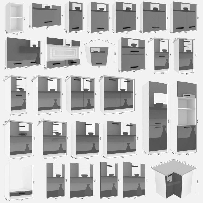 Alsó konyhaszekrény INF SDZ80/0/WT/S/0/B1