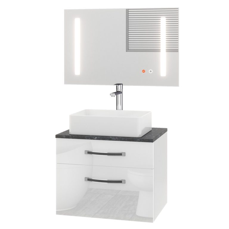 Fürdőszoba szett Euphoria EUP P 60/0/W/W/0/BK/MB