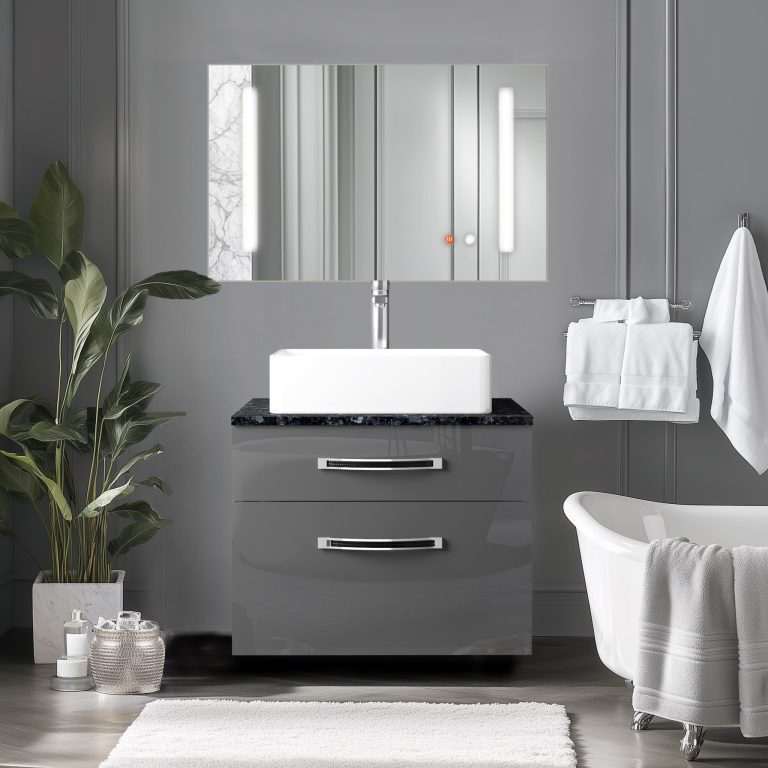 Fürdőszoba szett Euphoria EUP P 60/0/W/S/0/BK/MB
