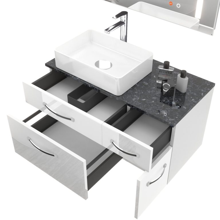 Fürdőszoba szett Euphoria EUP P 90P/0/W/B/0/BK/MB